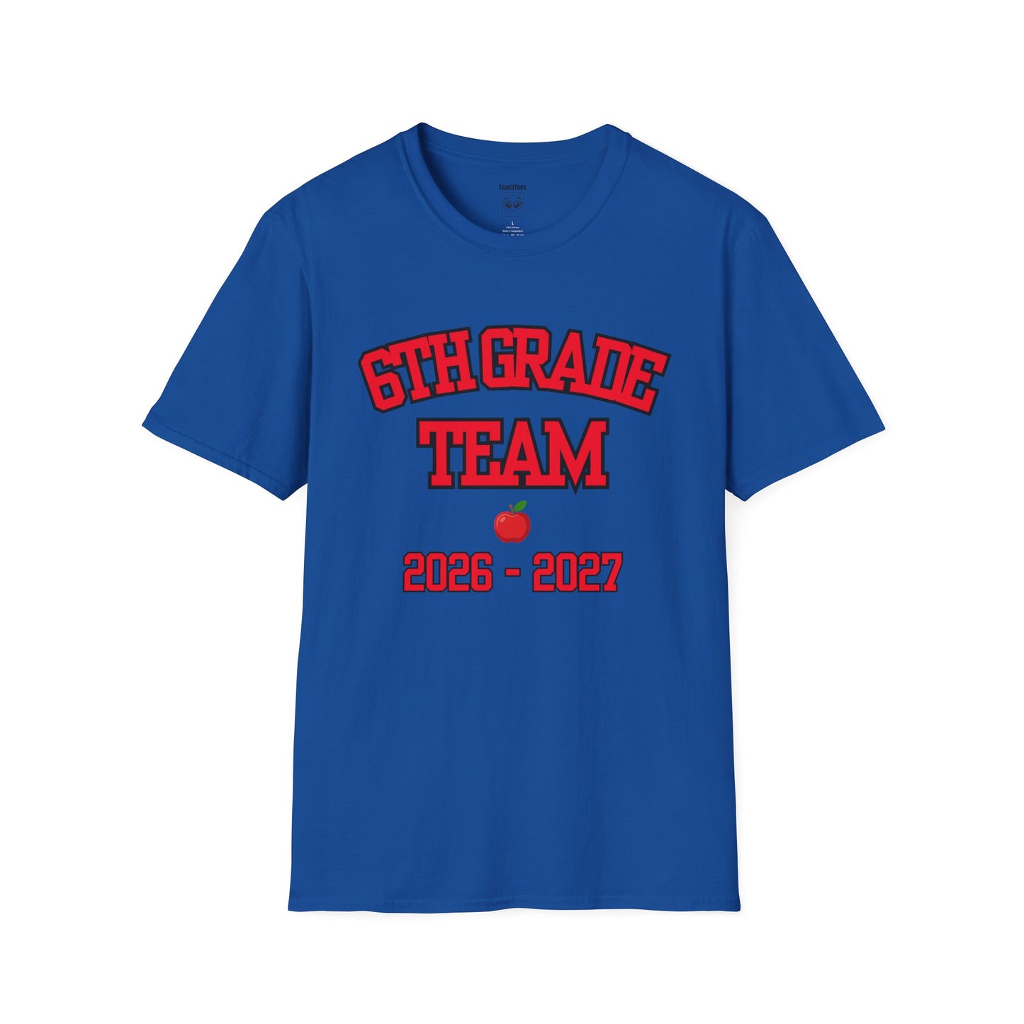 6th Grade Team 2026–2027 Red Tee