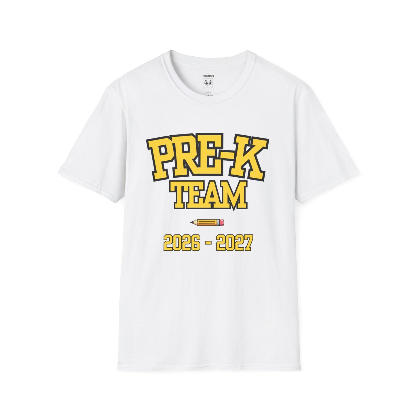 Pre-K Team 2026–2027 Yellow Tee