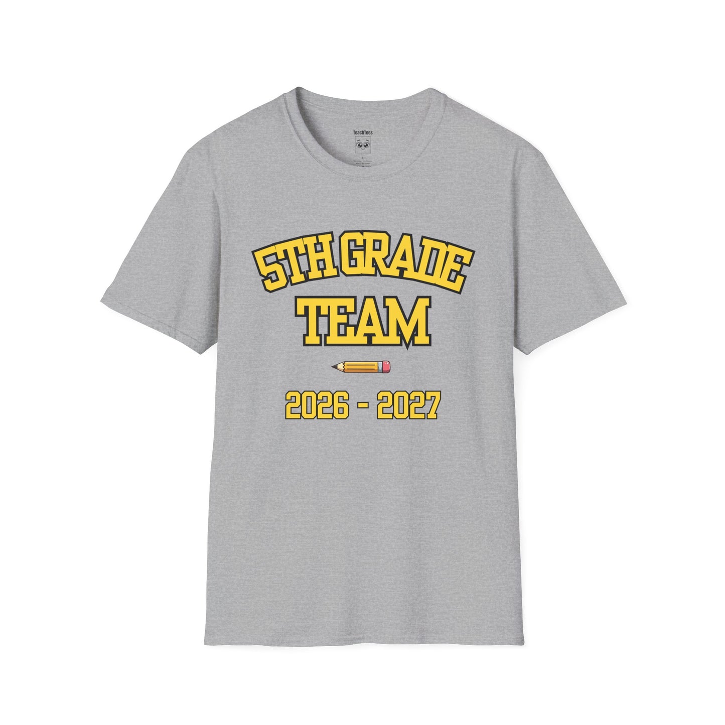 5th Grade Team 2026-2027 Yellow Tee