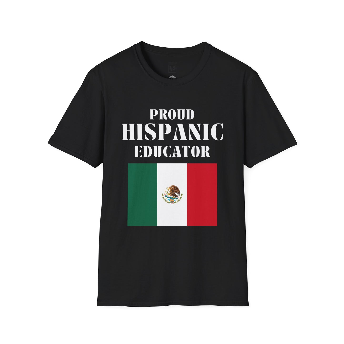 Proud Hispanic Educator Dark Tee 2