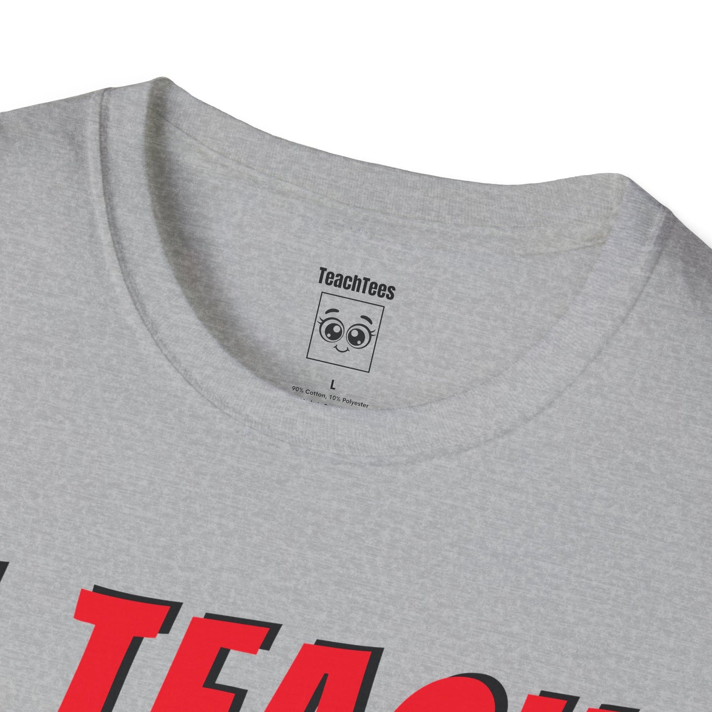 I Teach. What's Your Superpower? Black Hair Man Tee