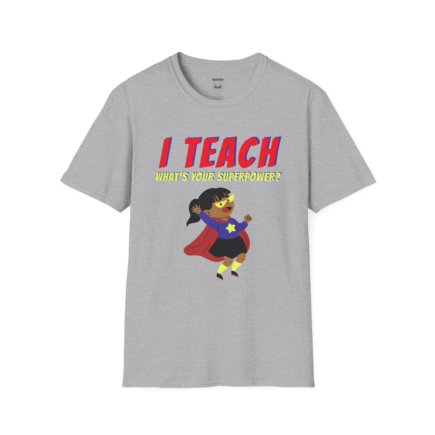 I Teach. What's Your Superpower? Black Hair Woman 2