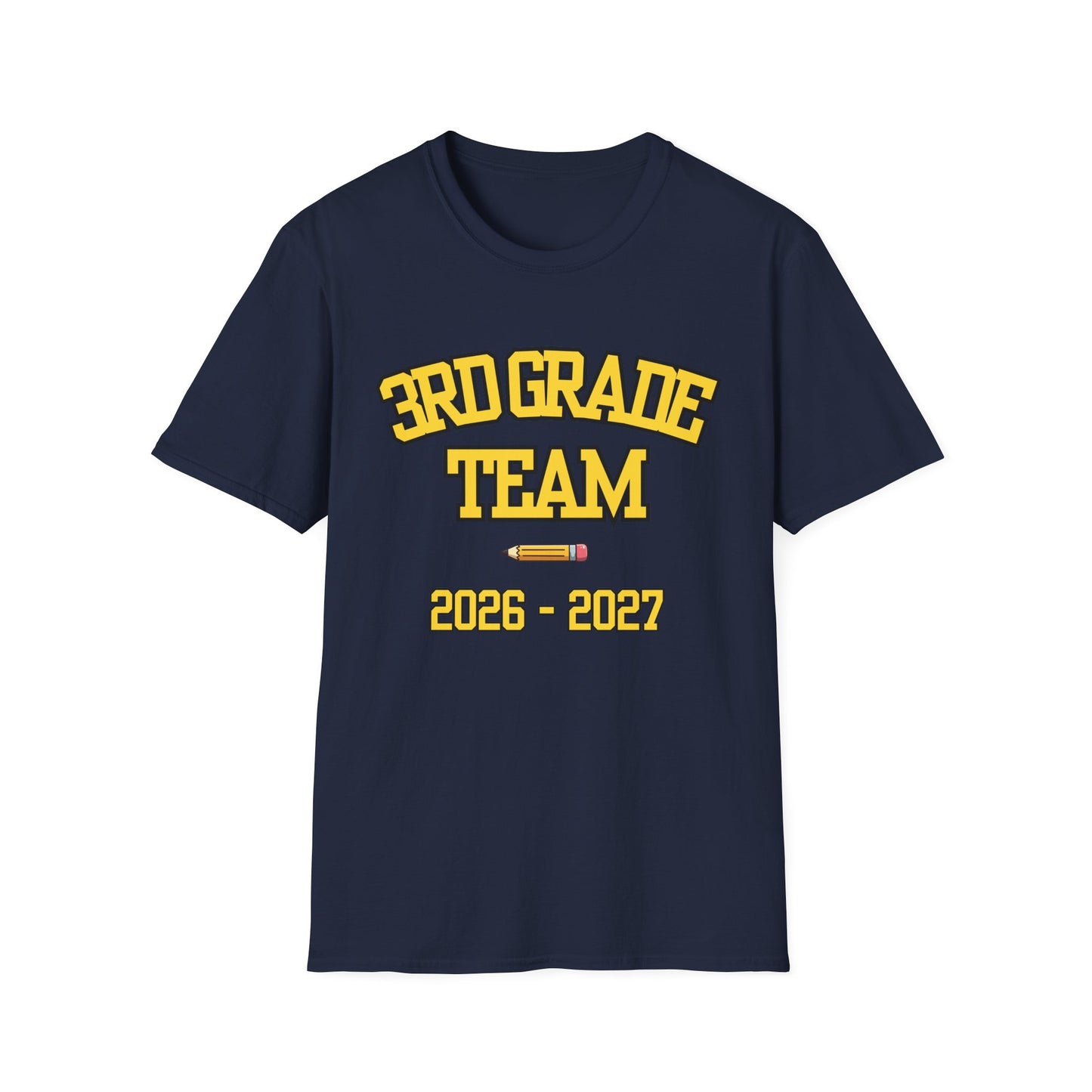 3rd Grade Team 2026–2027 Yellow Tee