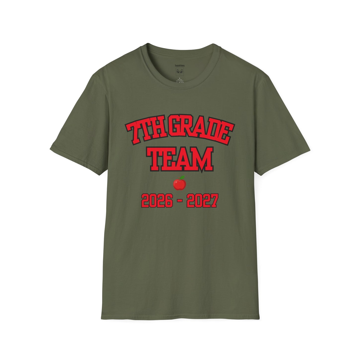7th Grade Team 2026–2027 Red Tee