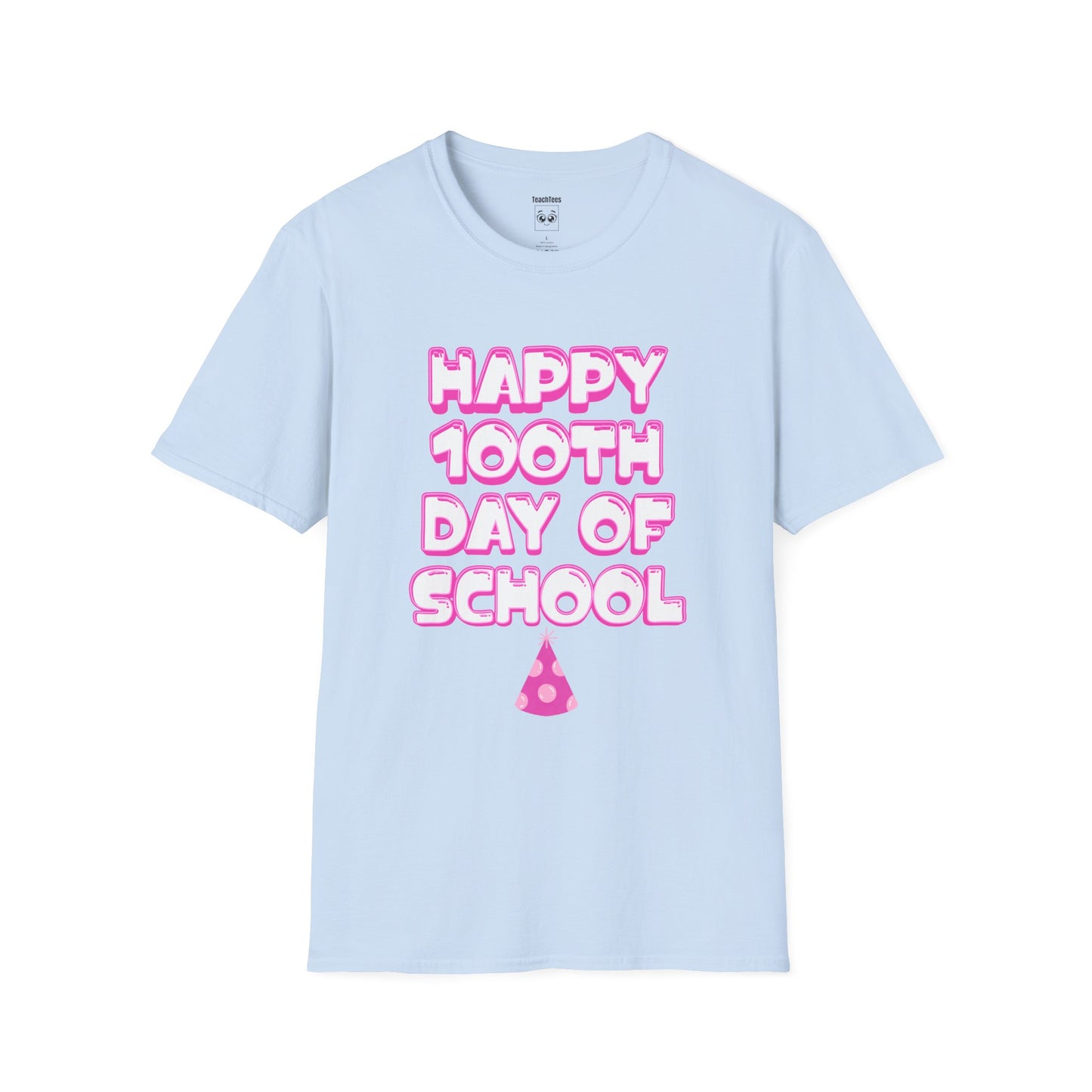 100th Day of School Pink Tee