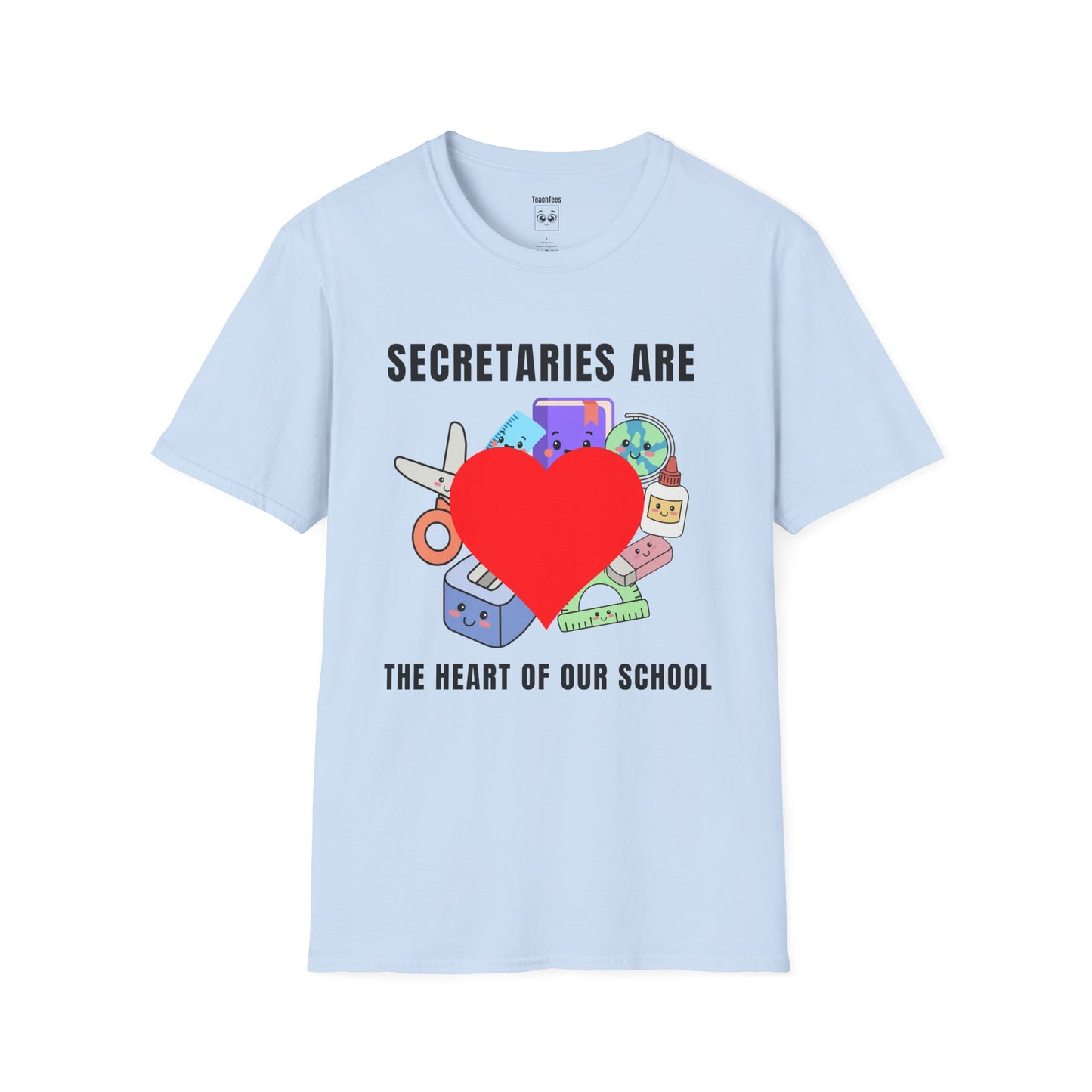 Secretary Appreciation Heart Tee