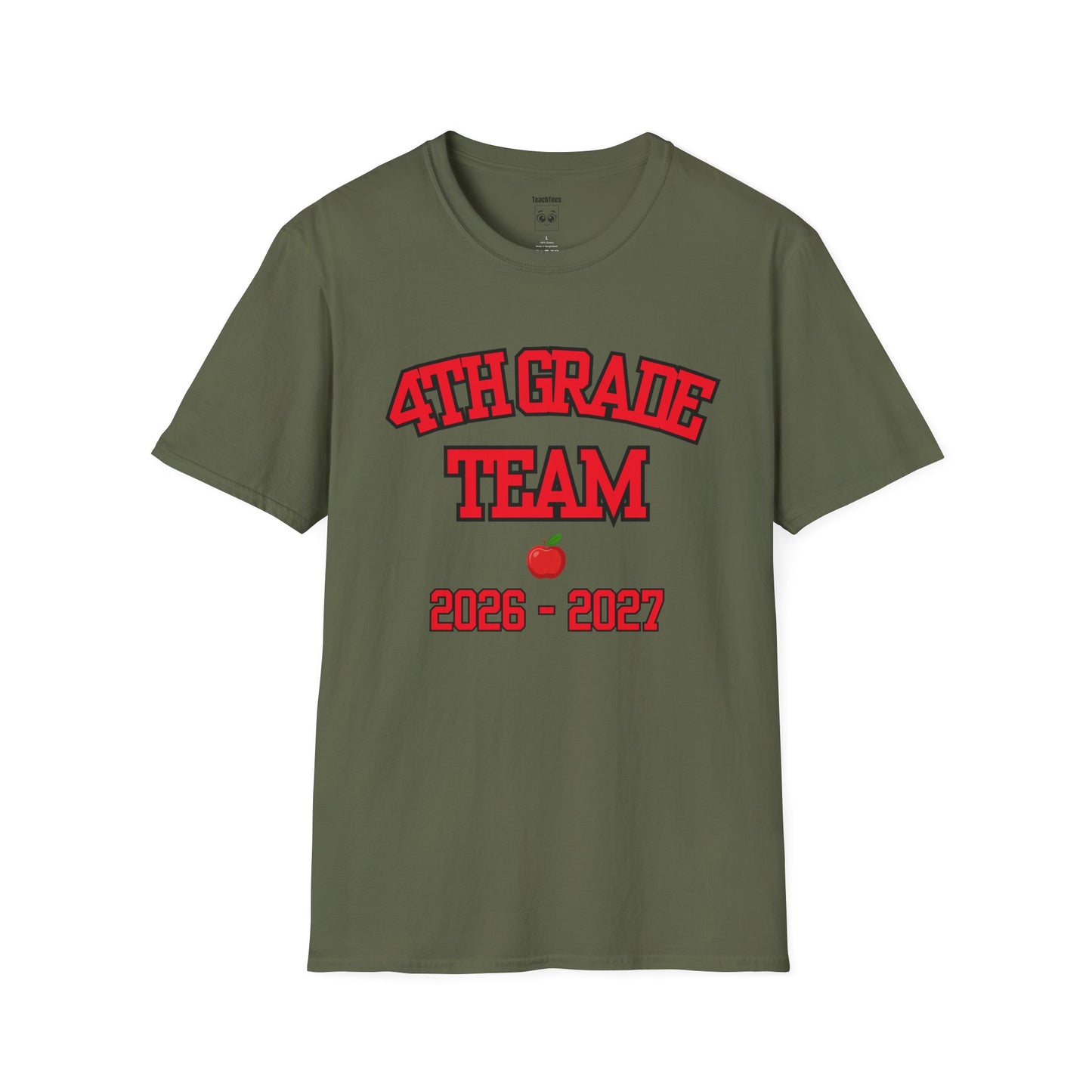 4th Grade Team 2026–2027 Red Tee