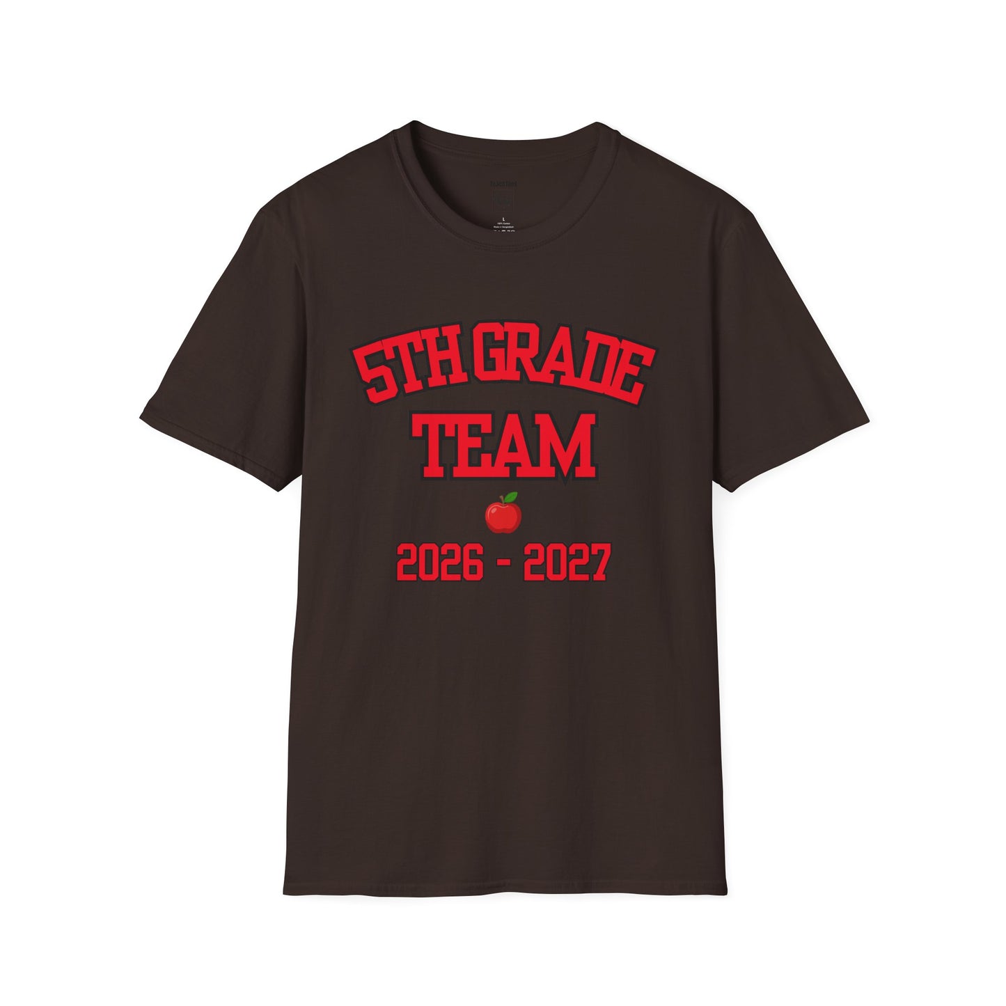 5th Grade Team 2026–2027 Red Tee