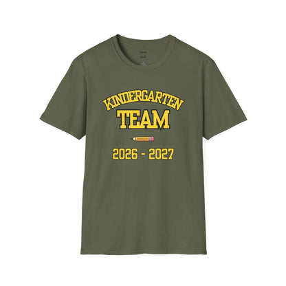Kindergarten Team 2026–2027 Yellow Tee