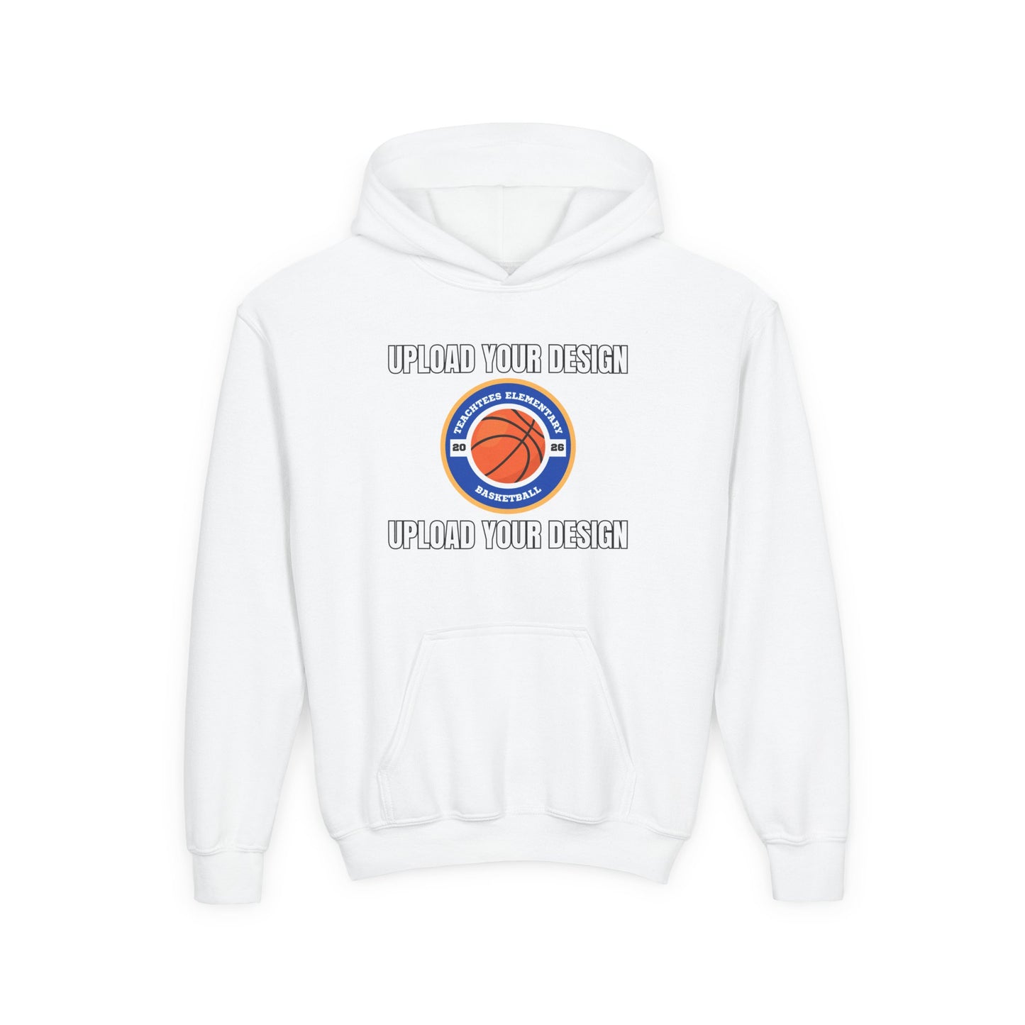 Customizable Youth Pullover Hoodie