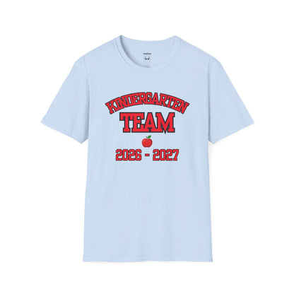 Kindergarten Team 2026–2027 Red Tee