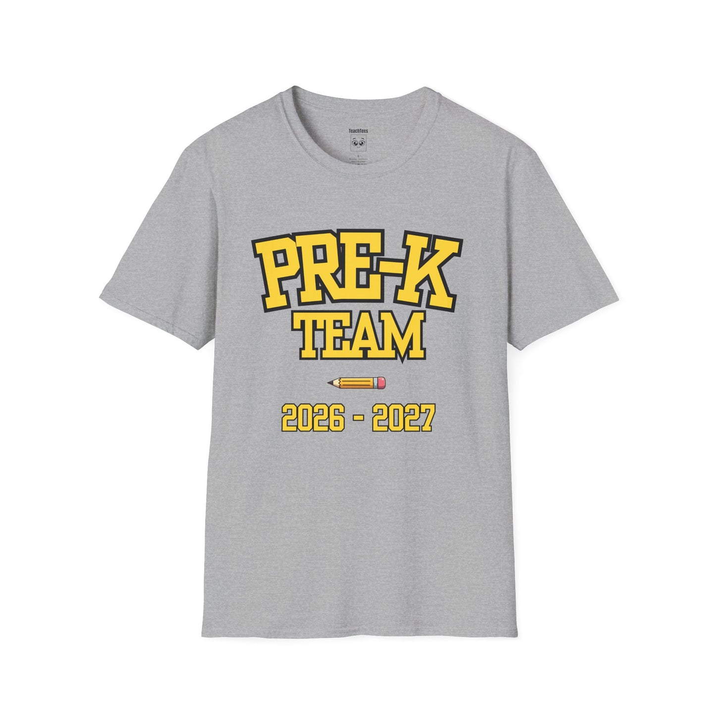 Pre-K Team 2026–2027 Yellow Tee