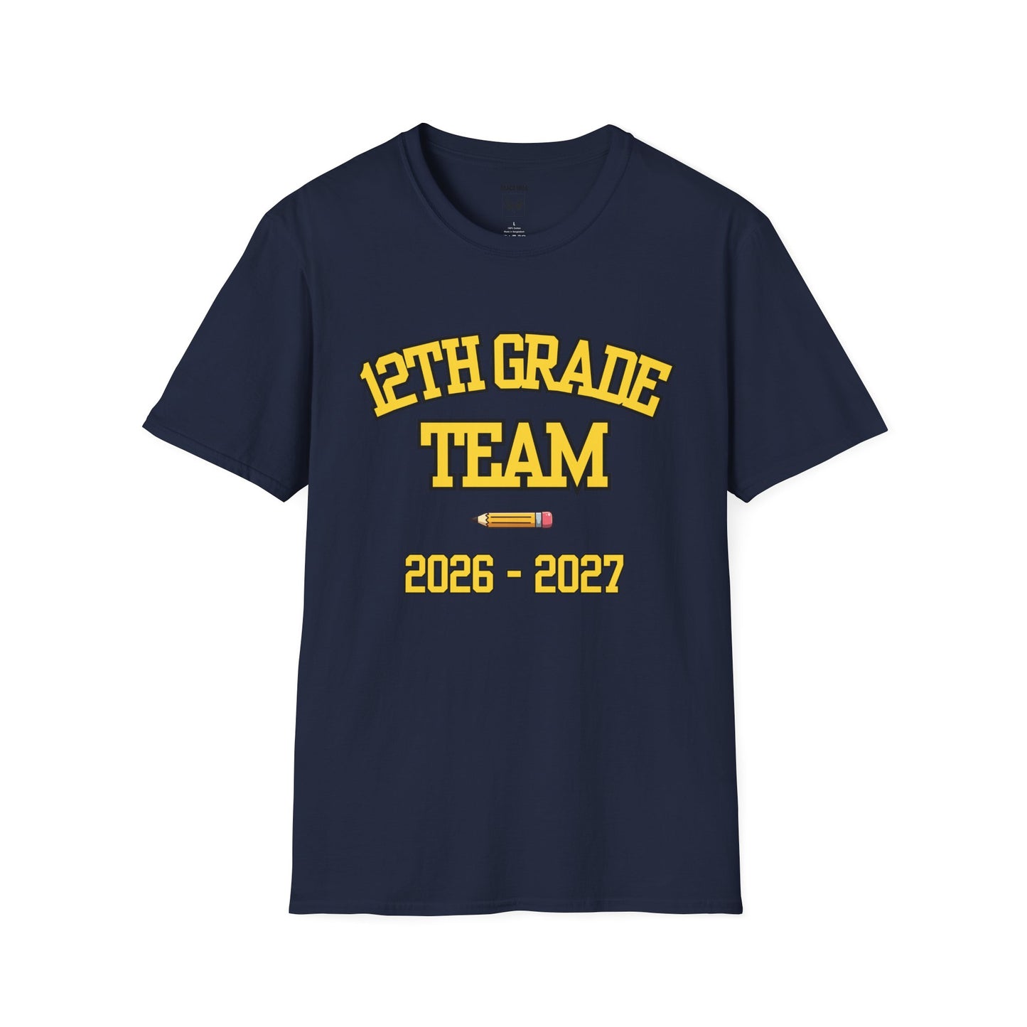 12th Grade Team 2026–2027 Yellow Tee