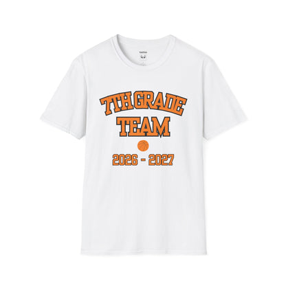 7th Grade Team 2026–2027 Orange Tee