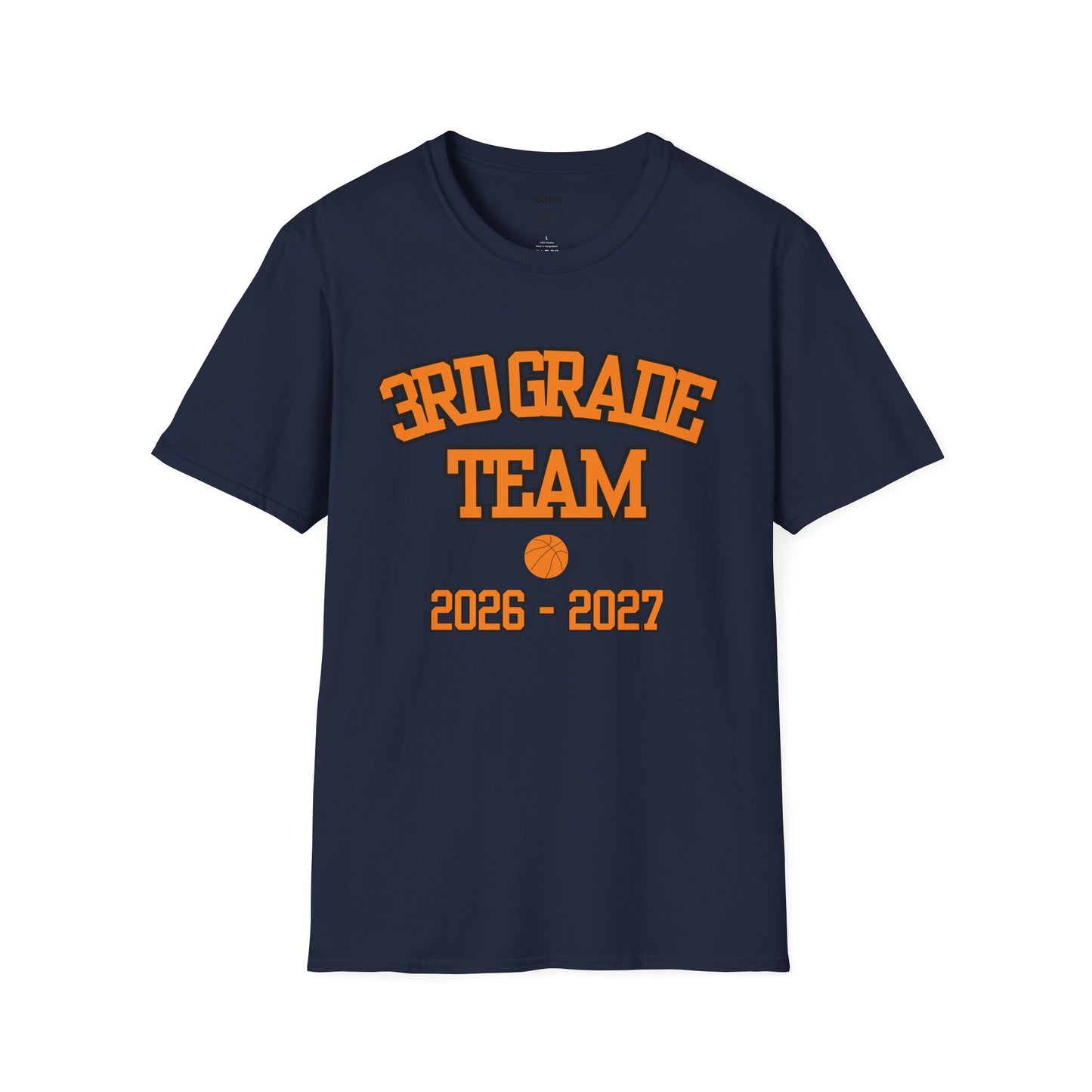 3rd Grade Team 2026–2027 Orange Tee