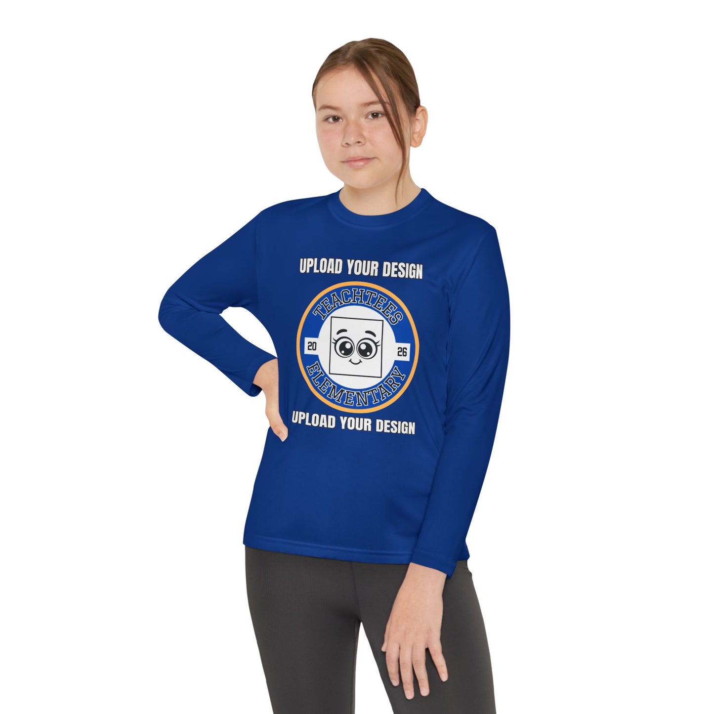 Customizable Long Sleeve Youth Tee