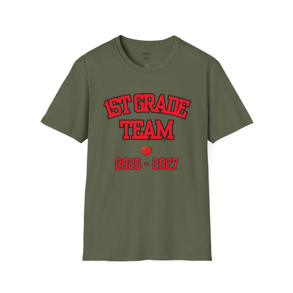 1st Grade Team 2026–2027 Red Tee
