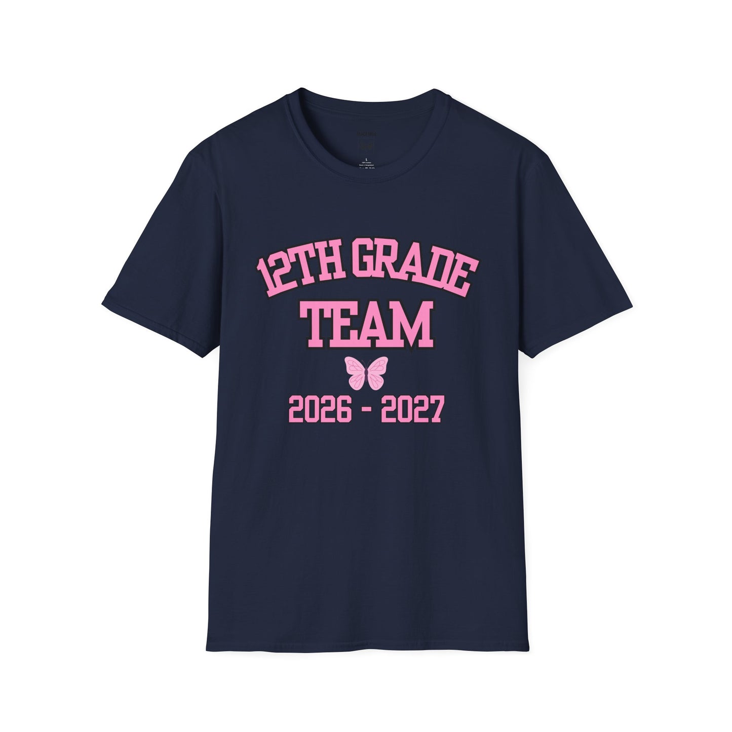 12th Grade Team 2026–2027 Pink Tee