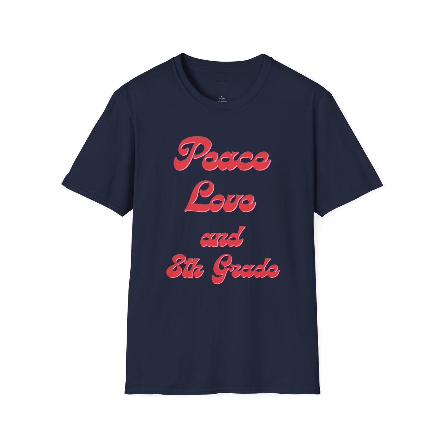 8th Grade Peace Love T-Shirt