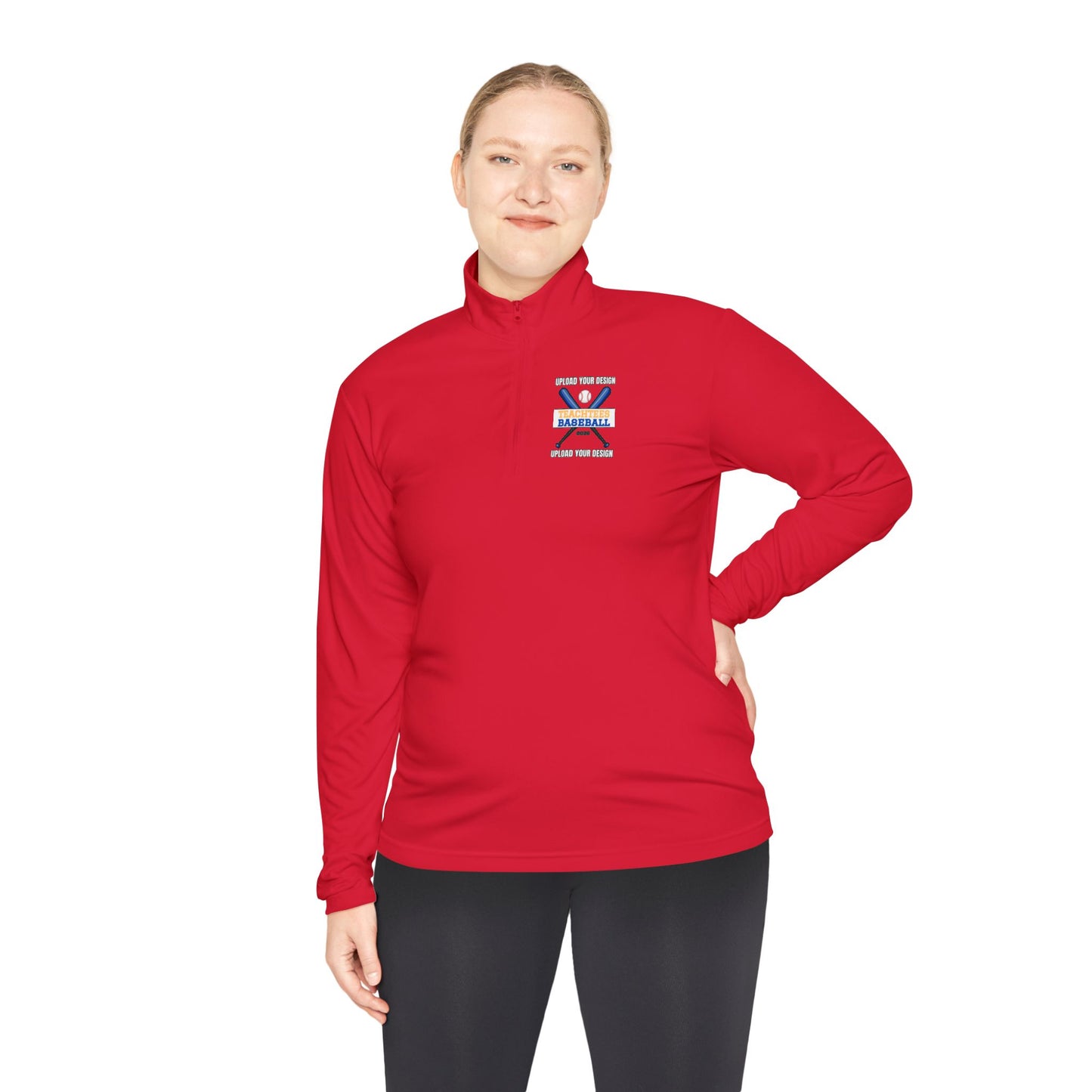 Customizable Adult Quarter-Zip Pullover