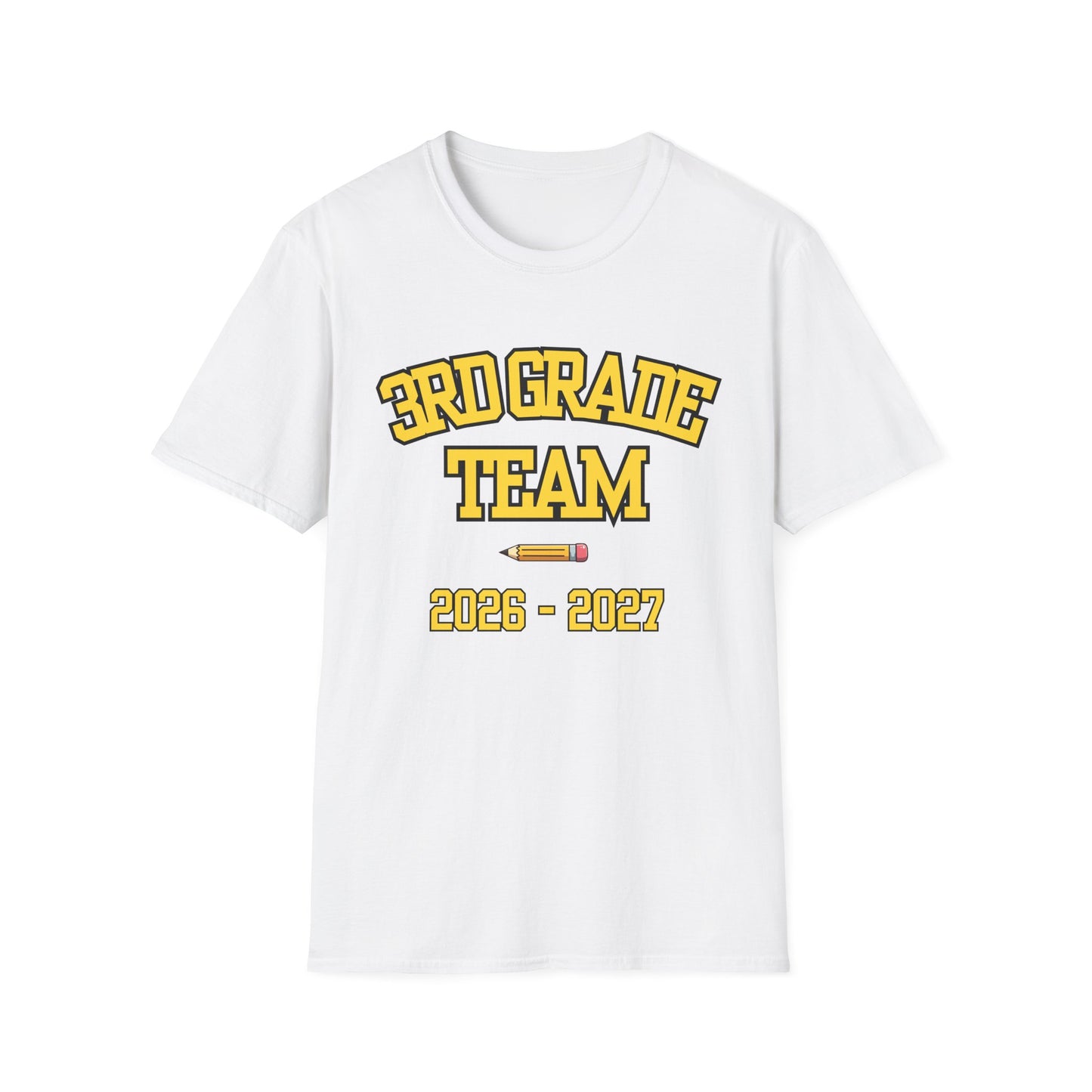3rd Grade Team 2026–2027 Yellow Tee