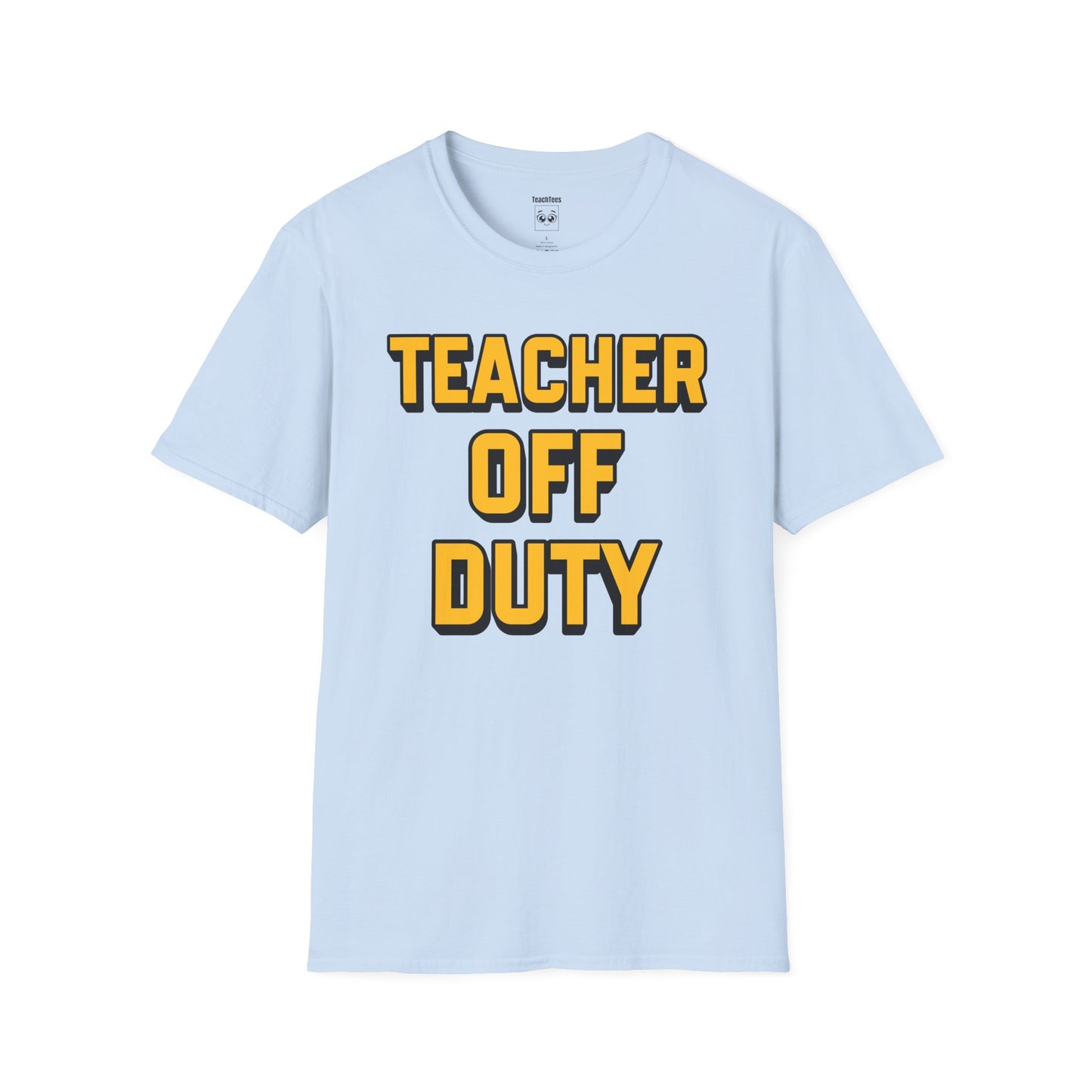 Teacher Off Duty Orange Tee