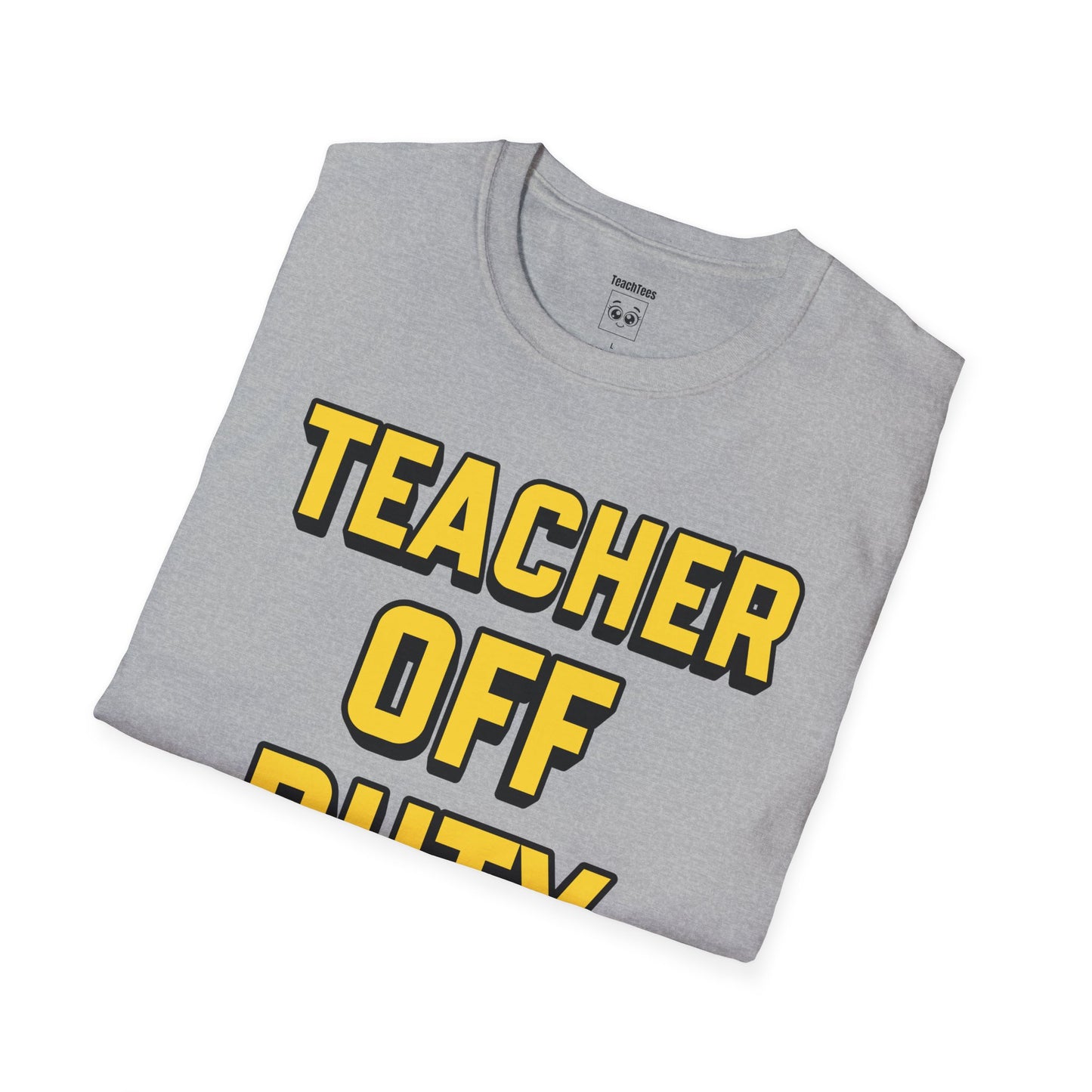 Teacher Off Duty Yellow Tee