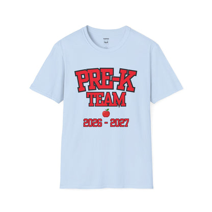 Pre-K Team 2026–2027 Red Tee