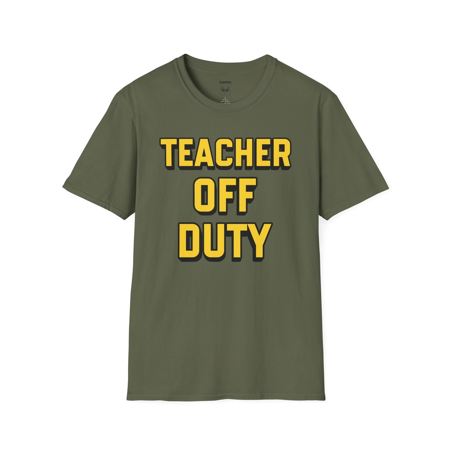 Teacher Off Duty Yellow Tee