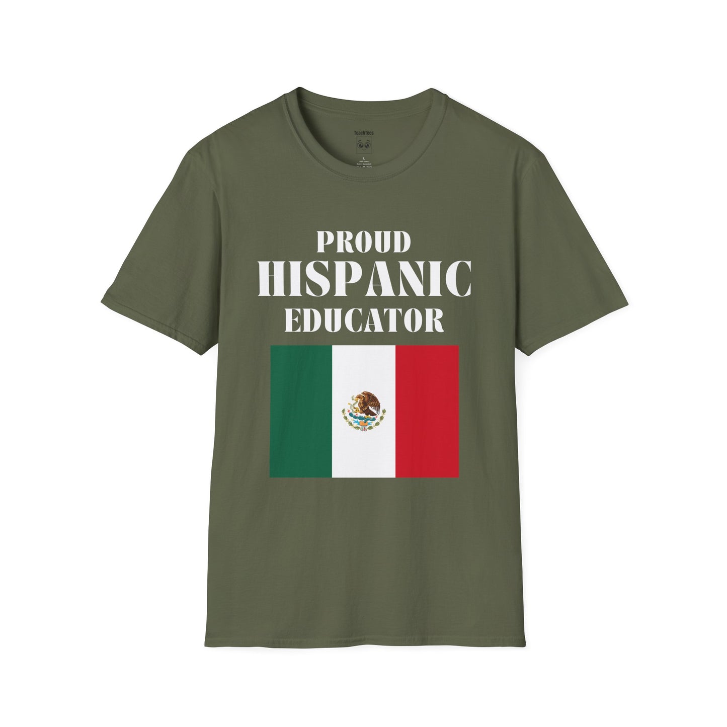 Proud Hispanic Educator Dark Tee 2