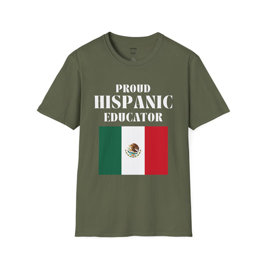 Proud Hispanic Educator Dark Tee 2