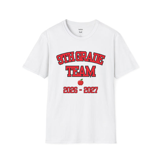 9th Grade Team 2026–2027 Red Tee