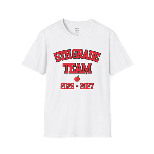 5th Grade Team 2026–2027 Red Tee