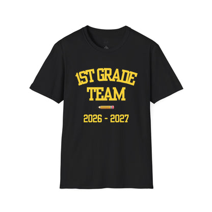 1st Grade Team  2026-2027 Yellow Tee