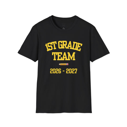 1st Grade Team  2026-2027 Yellow Tee