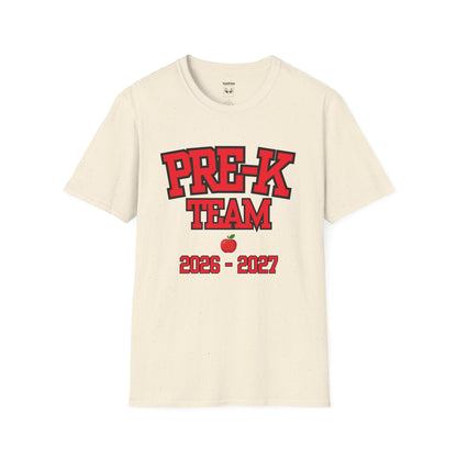 Pre-K Team 2026–2027 Red Tee