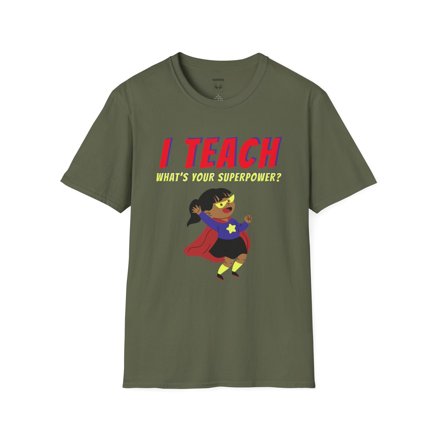 I Teach. What's Your Superpower? Black Hair Woman 2