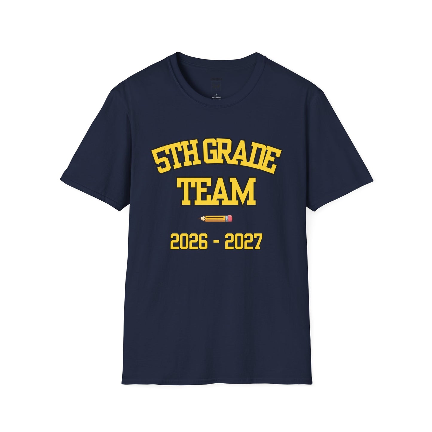 5th Grade Team 2026-2027 Yellow Tee