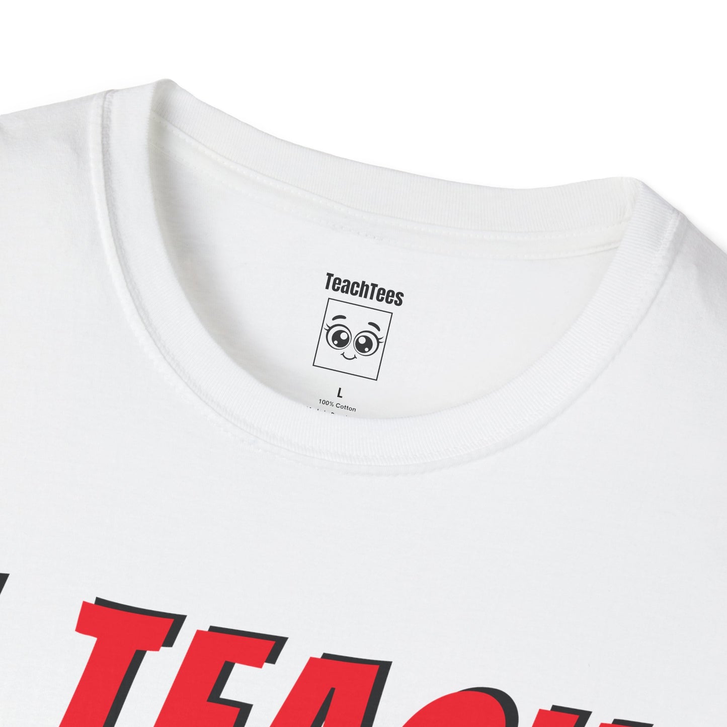 I Teach. What's Your Superpower? Black Hair Man Tee