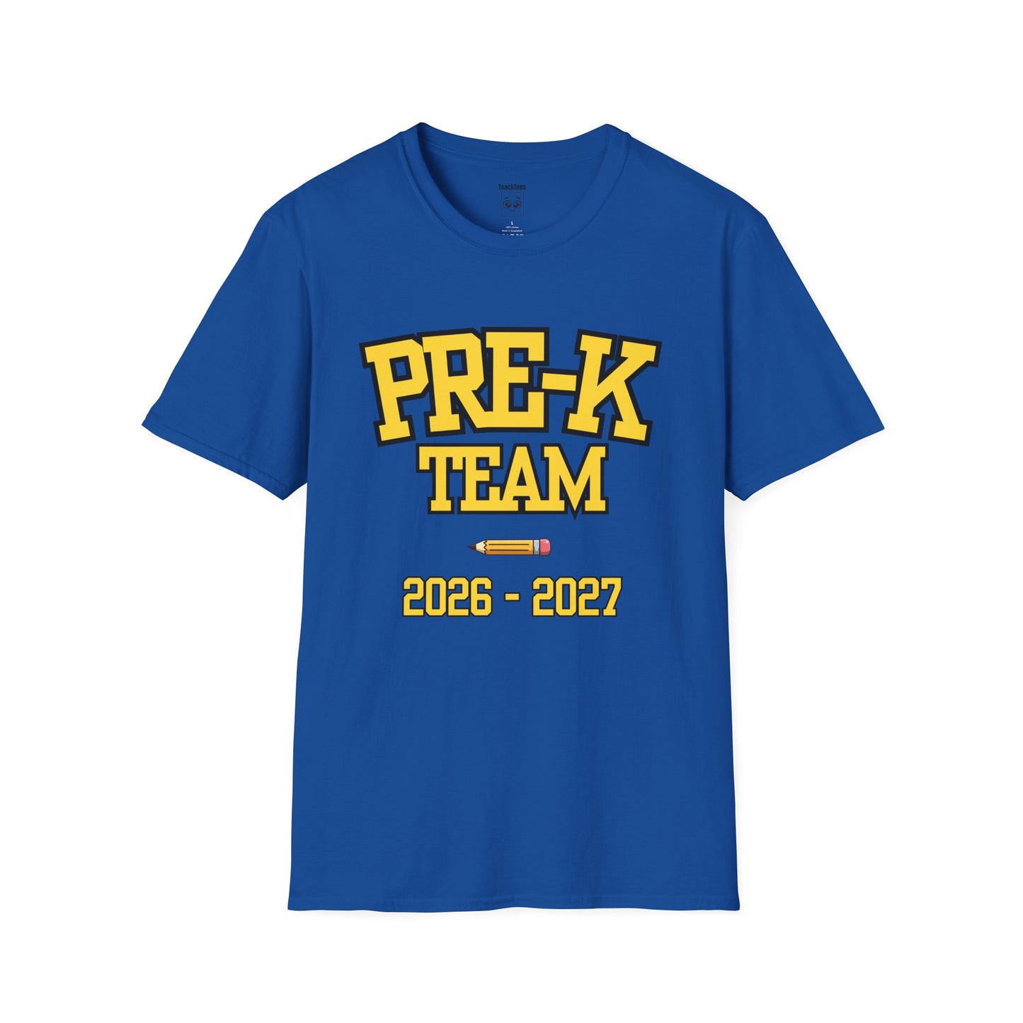 Pre-K Team 2026–2027 Yellow Tee
