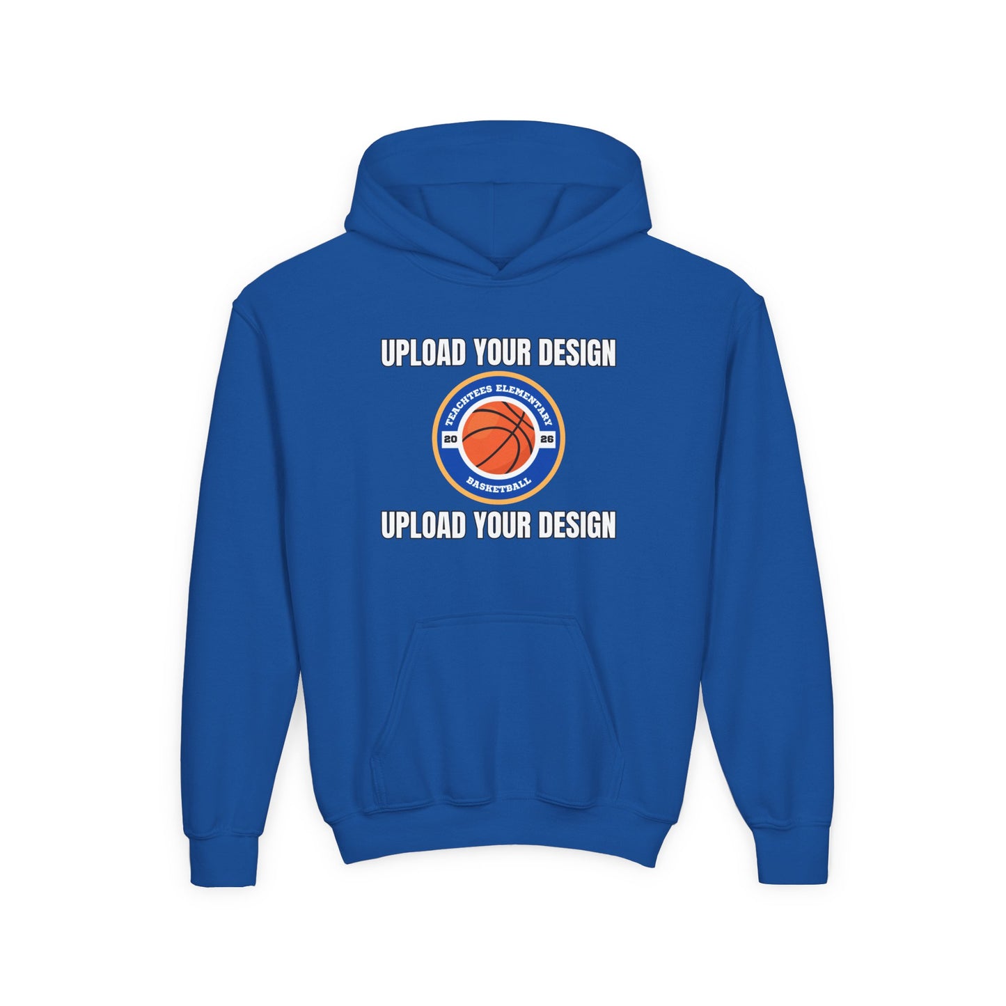 Customizable Youth Pullover Hoodie
