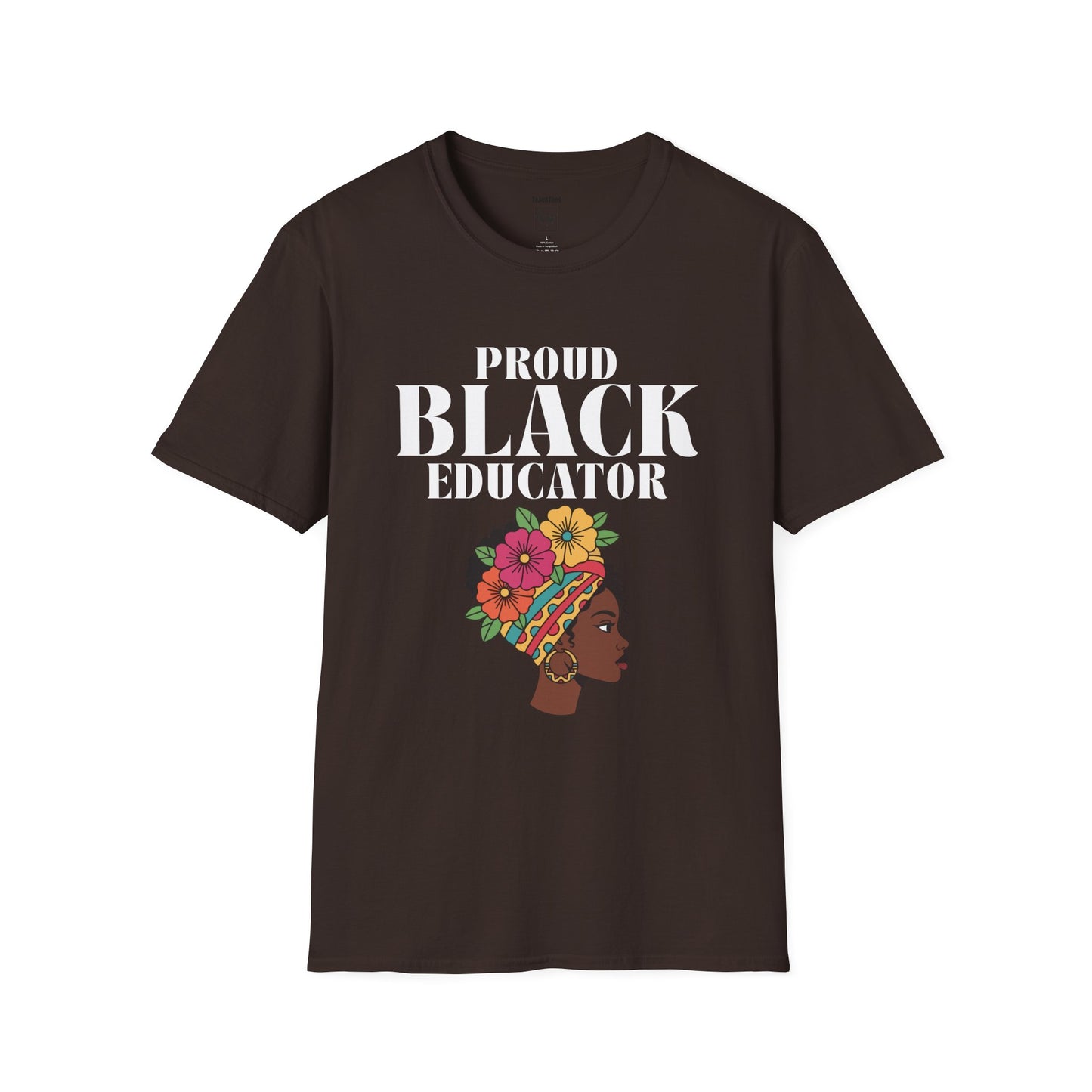 Proud Black Educator Dark Tee 1