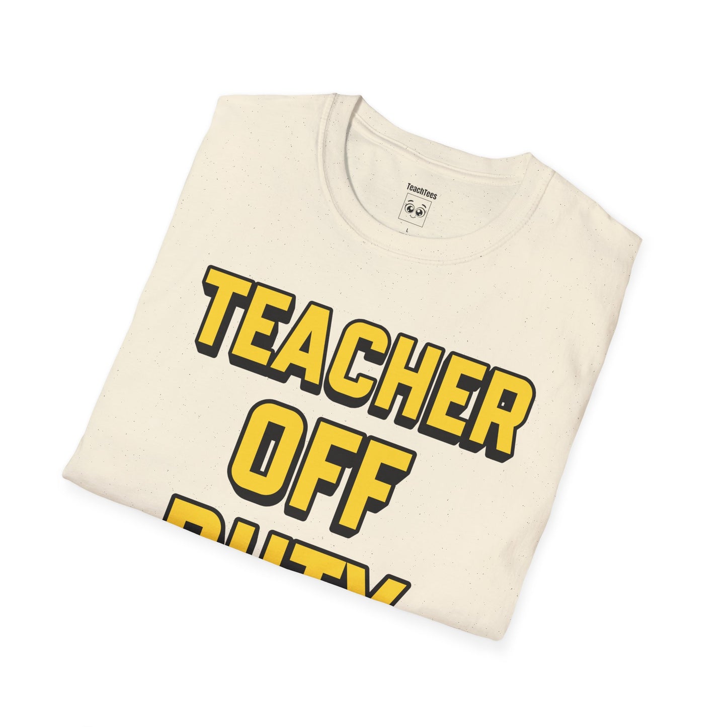 Teacher Off Duty Yellow Tee