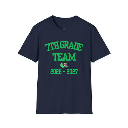 7th Grade Team 2026–2027 Green Tee