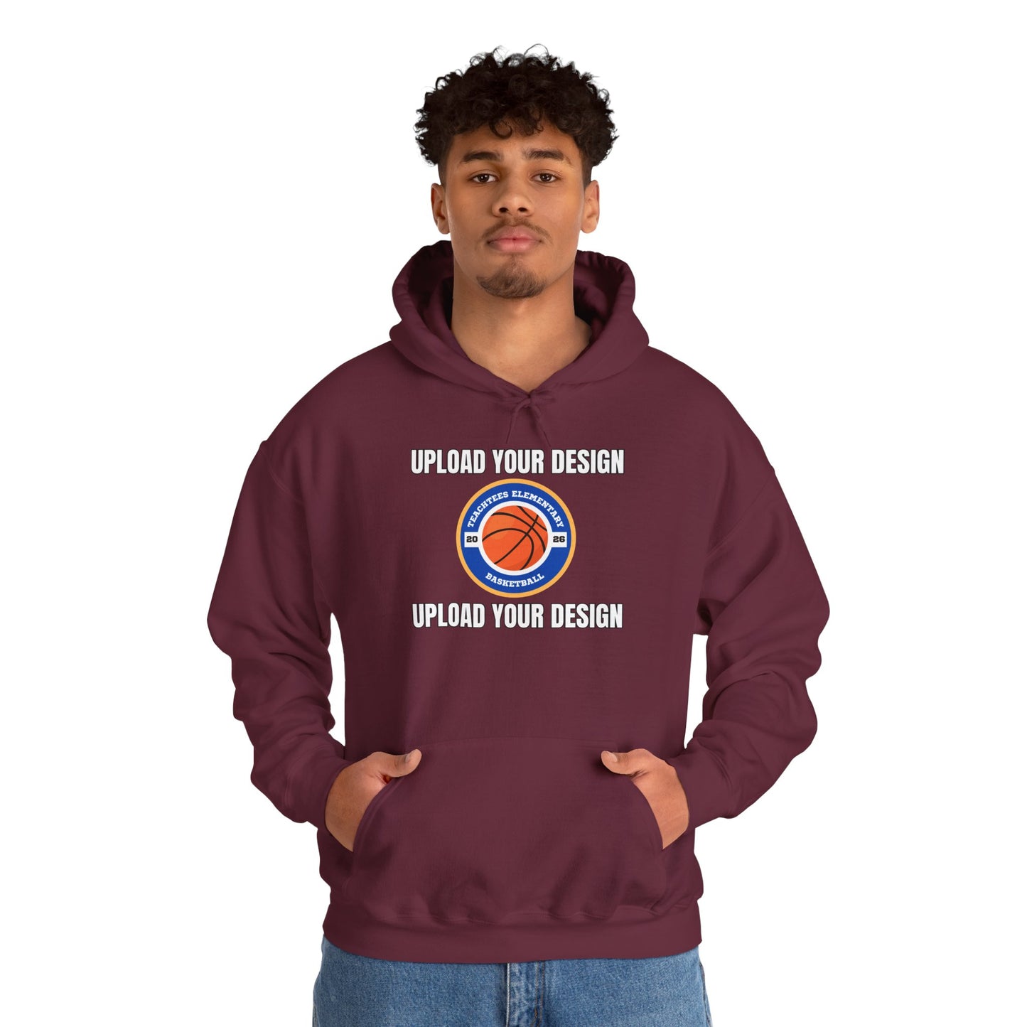 Customizable Adult Pullover Hoodie