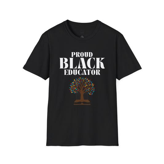 Proud Black Educator Dark Tee 4