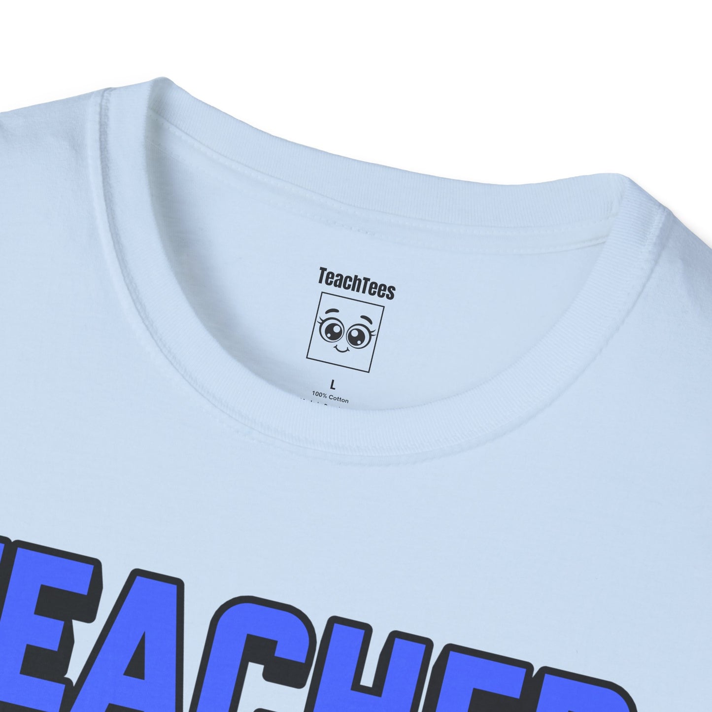 Teacher Off Duty Blue Tee
