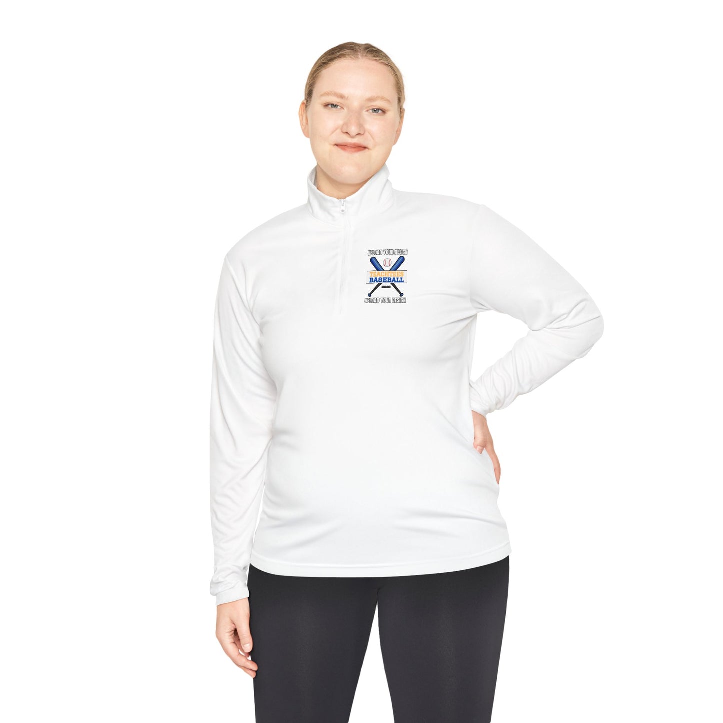 Customizable Adult Quarter-Zip Pullover