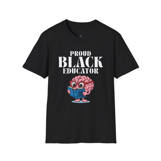 Proud Black Educator Dark Tee 5