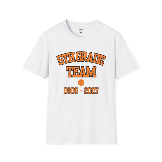 5th Grade Team 2026–2027 Orange Tee